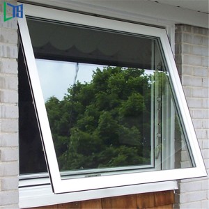 Aluminiowy, profilowany proszkowo łańcuch Profil aluminiowy przeszklony Komercyjne przyciemniane australijskie standardowe okno z przezroczystego szkła hartowanego