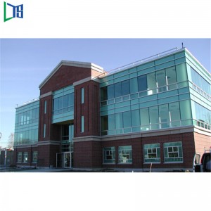 Komercyjny budynek zewnętrzny Morden Panel aluminiowy Rama aluminiowa Szklana ściana osłonowa z podwójnymi szybami